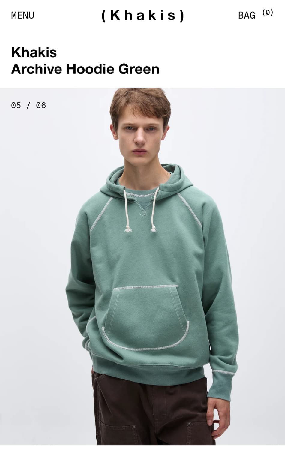 카키스 아카이브 후디 XL 상품이미지3