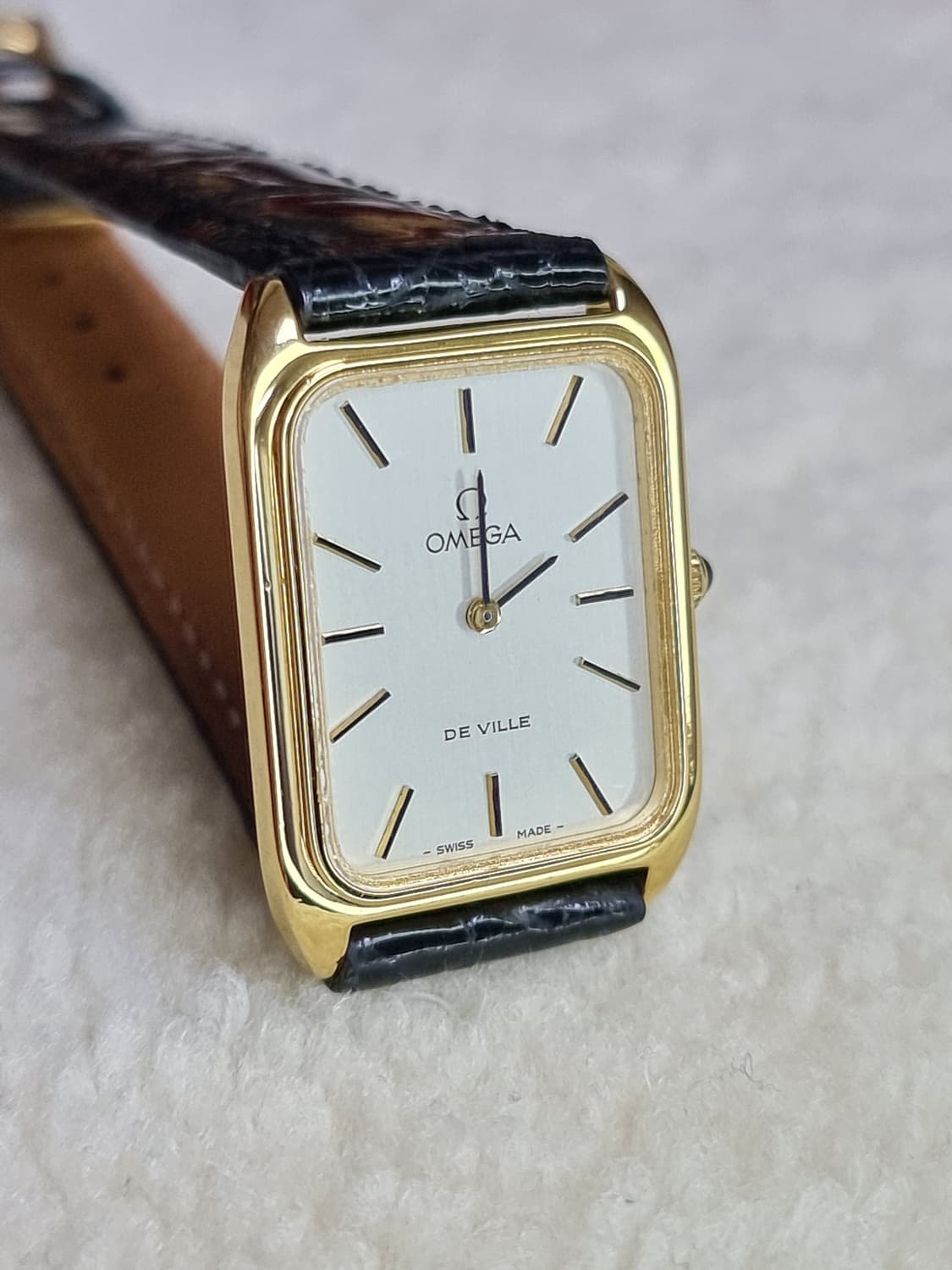 오메가 드빌 실버 다이얼 핸드와인딩 남여공용 시계 상품이미지2