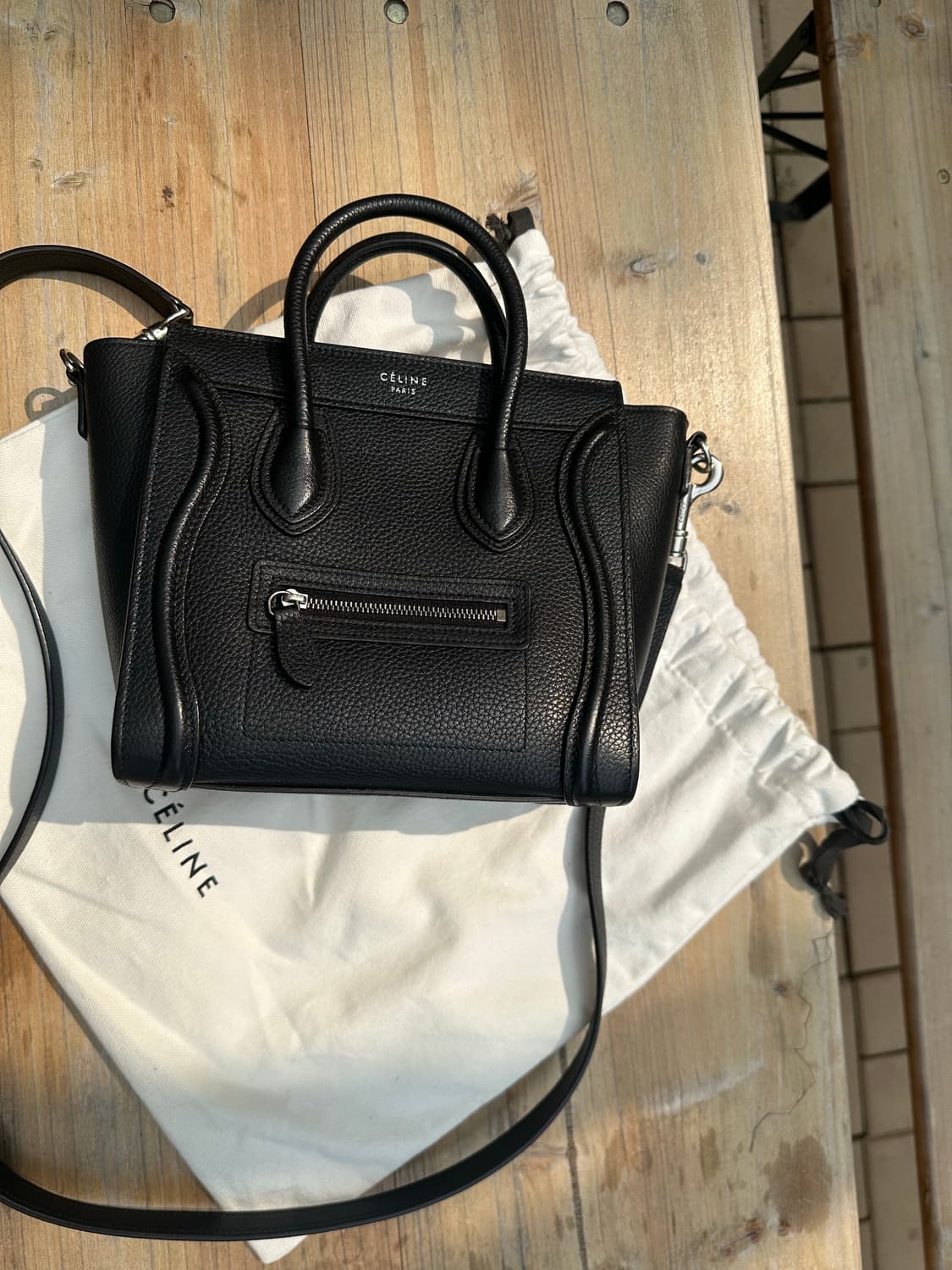 [SA 정품] 셀린느 러기지백 나노 블랙 상품이미지2