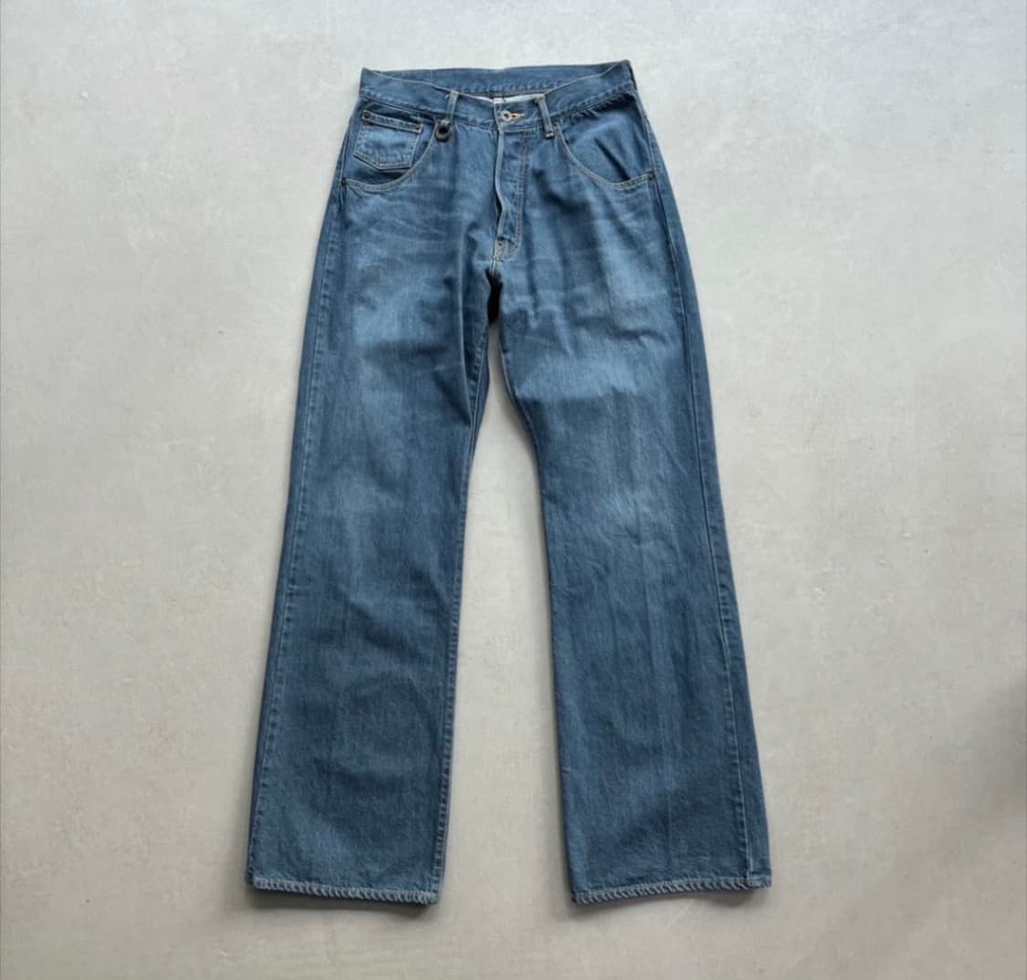 (46)소시오츠키 링 부츠컷 데님 상품이미지1