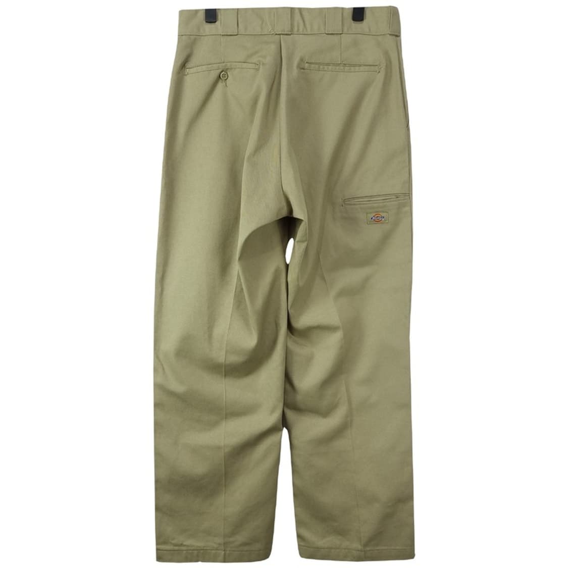 [디키즈] 로고 패치 더블니 와이드 워크 팬츠 베이지 M20064 상품이미지3