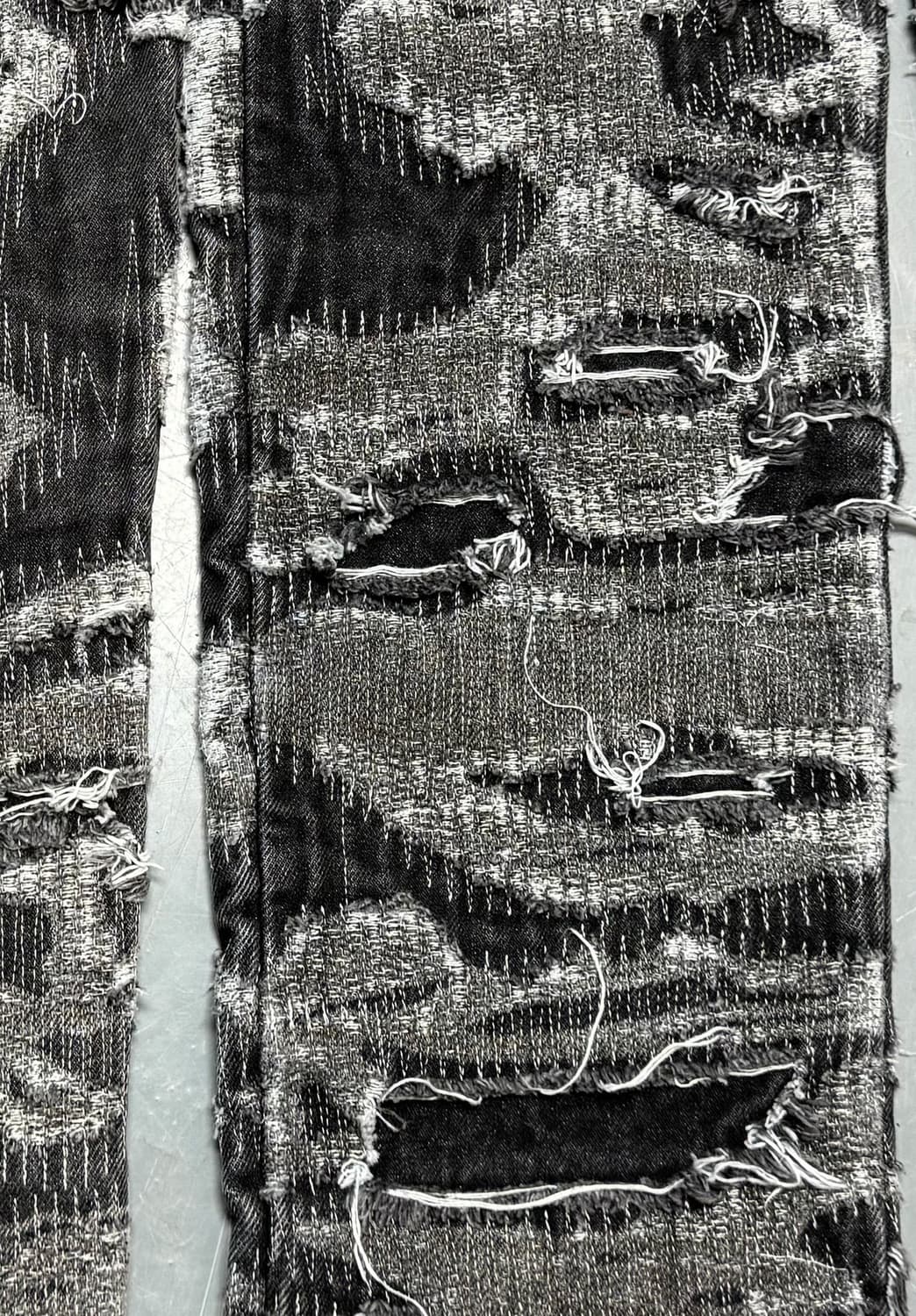 RECKLESS SCHOLARS 사시코 데님 상품이미지5