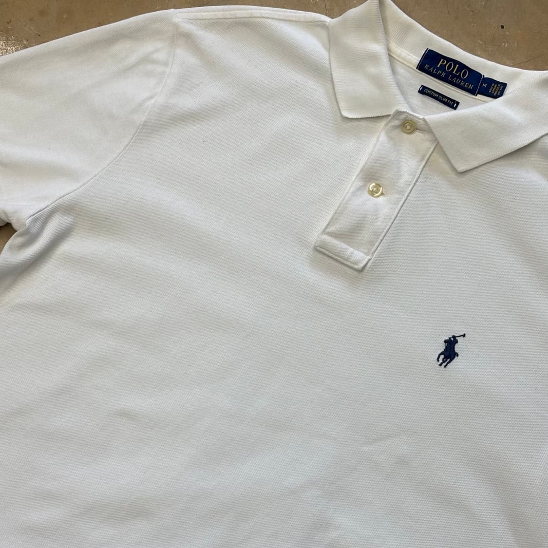 🫶🏻폴로 랄프 로렌 화이트 카라 short T-shirt🫶🏻 상품이미지2