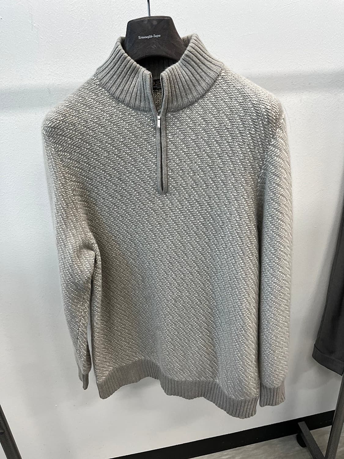 110) 로로피아나 신형 캐시미어 하프집업니트 상품이미지2