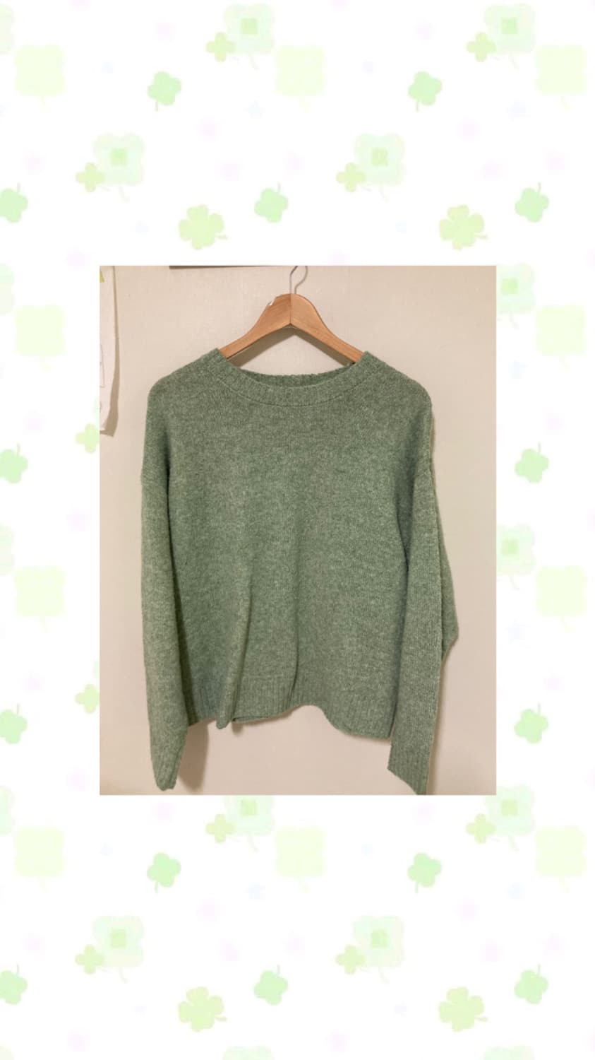 메론빵 말차 니트 상품이미지1