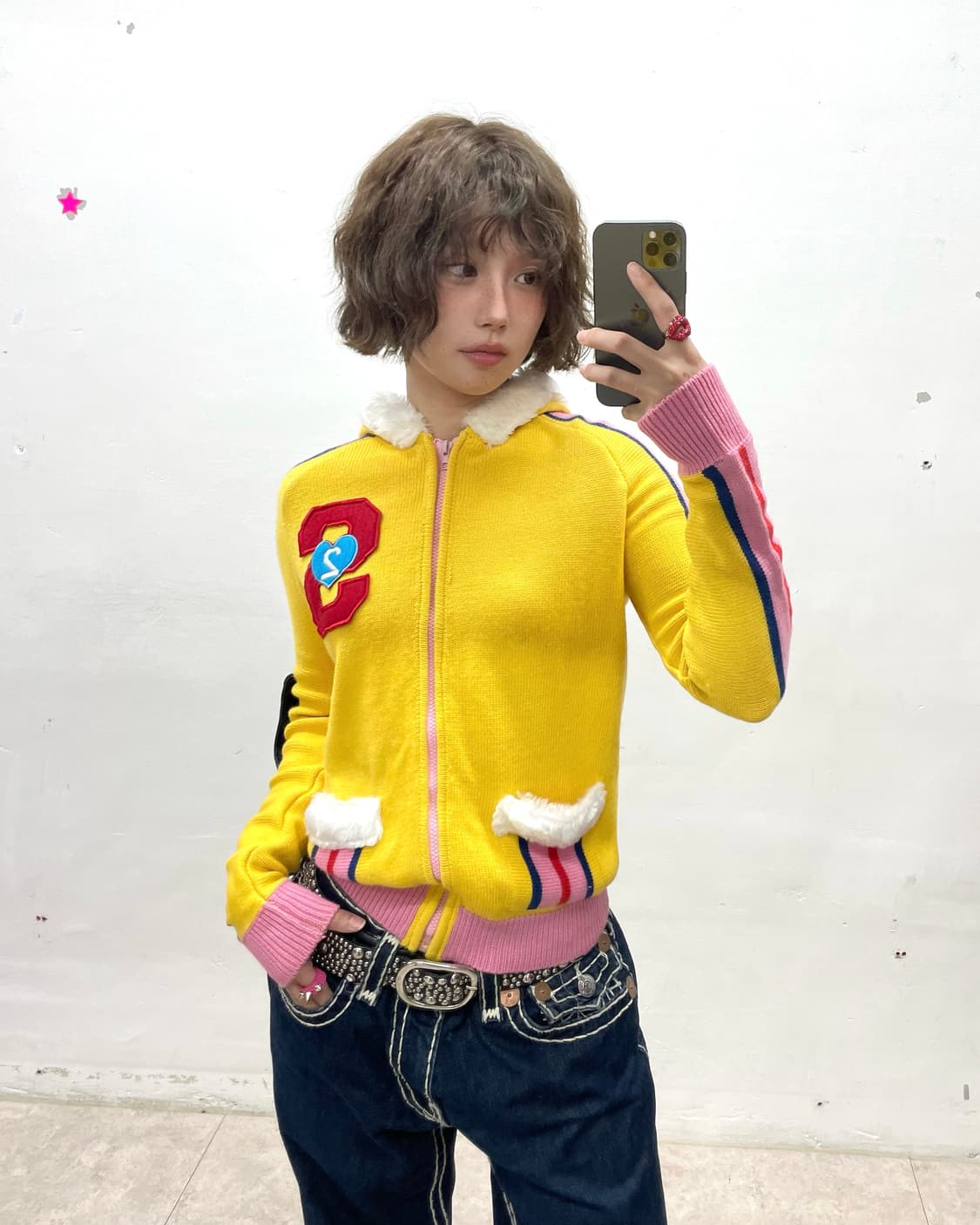 32 Heart denim pocket hoodie jacket 상품이미지1