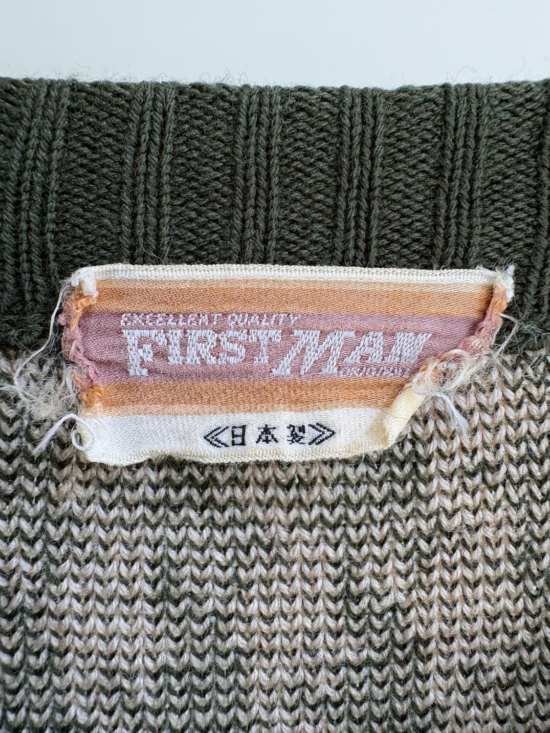 FIRST MAN (Made in Japan) 브이넥니트 상품이미지6