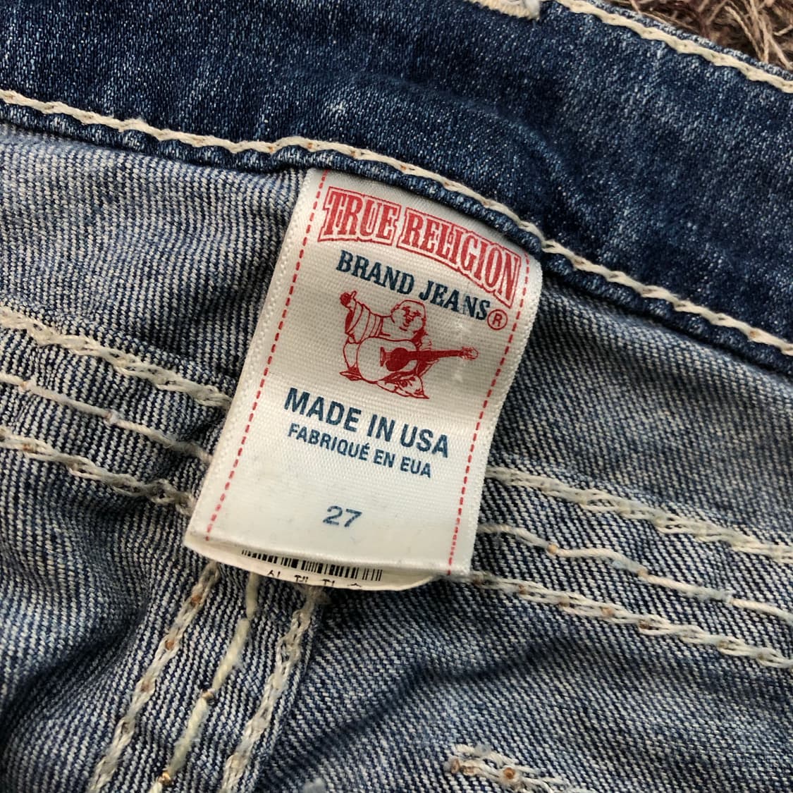 트루릴리전 워싱 스트레이트진 데님 팬츠 상품이미지7