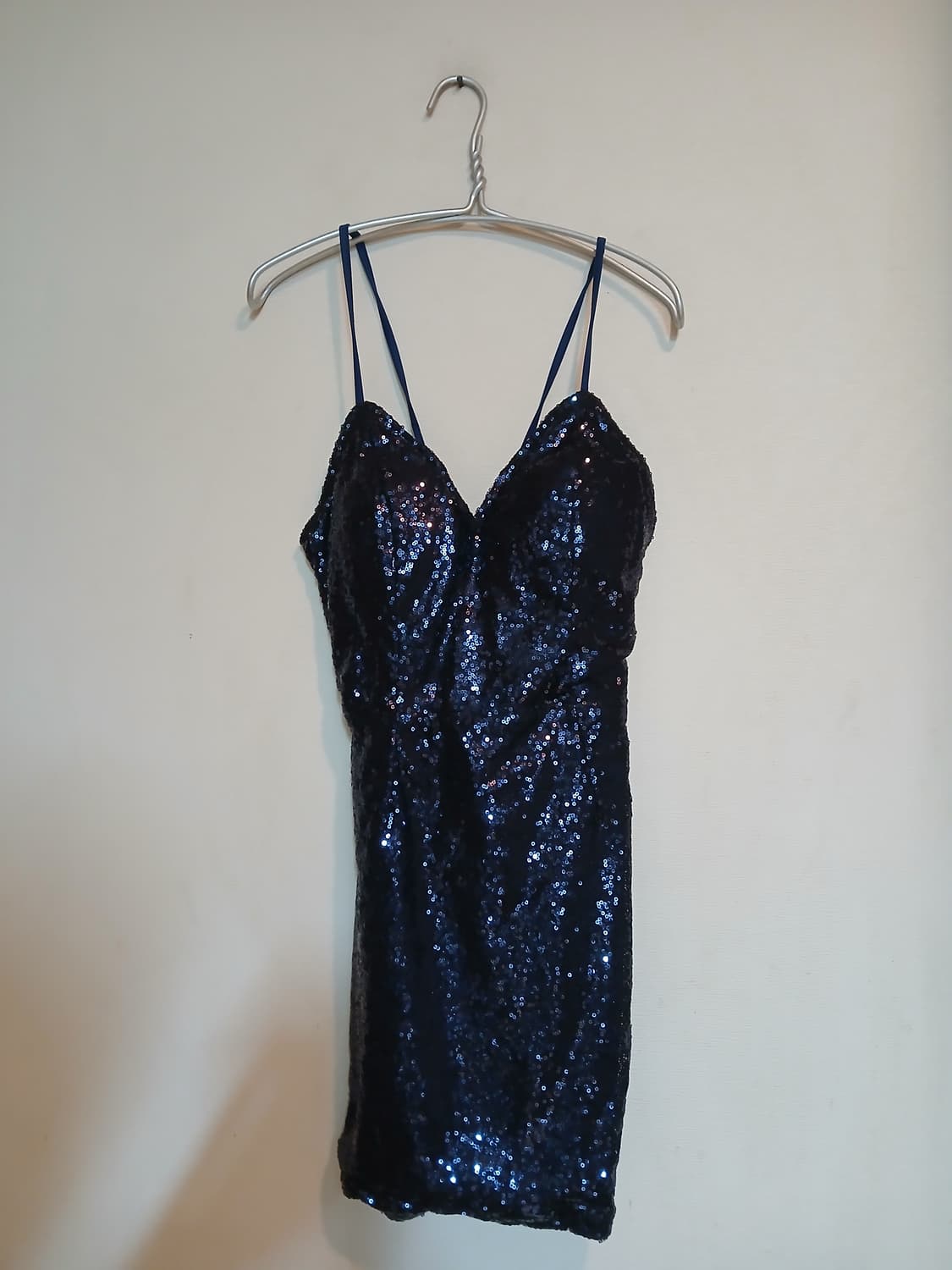 새상품 스팽글 미니 바디콘 캡 드레스 원피스 홀복 파티 클럽 무대 의상 상품이미지1