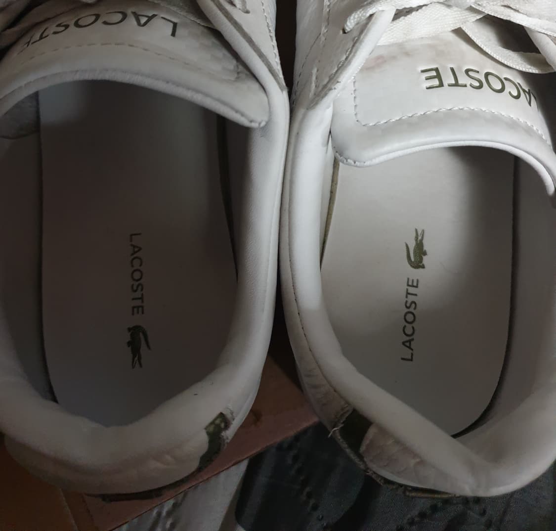 라코스테 카나비 에보 레더 스니커즈 플래티넘 (260) 상품이미지5