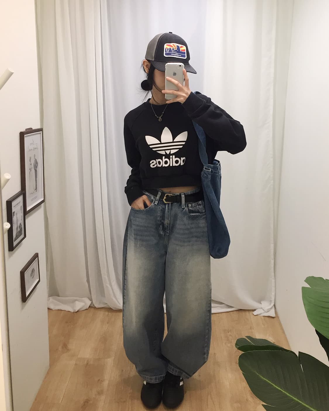 Women Adidas Crop Sweatshirt 100 상품이미지3