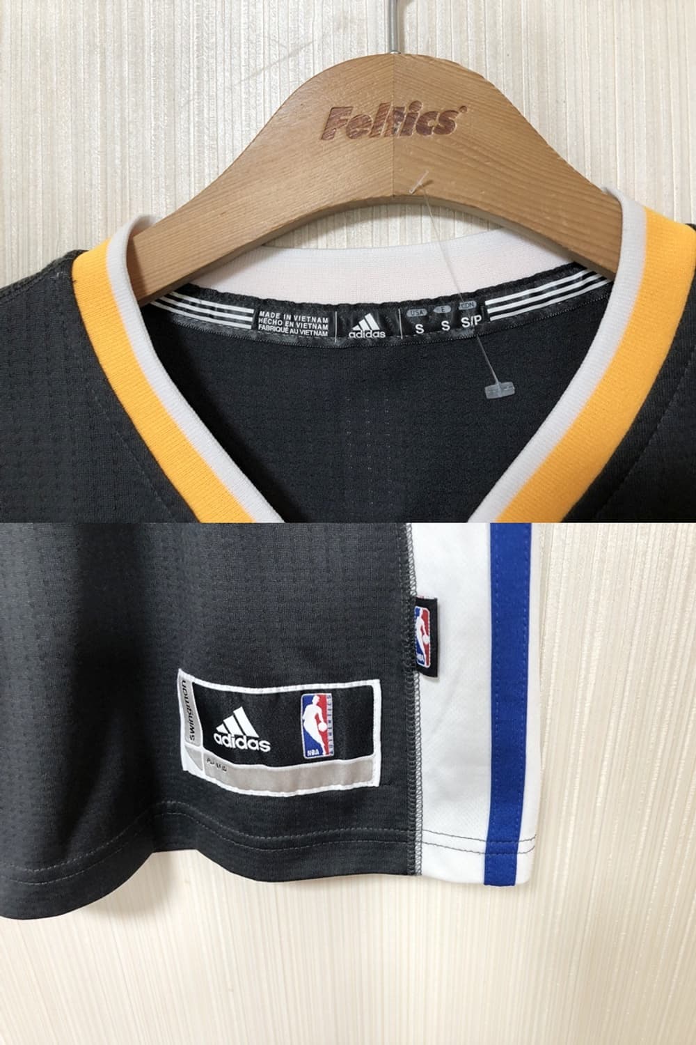 NBA 아디다스 골든스테이트워리어스 스윙맨져지 S #30 커리 상품이미지4