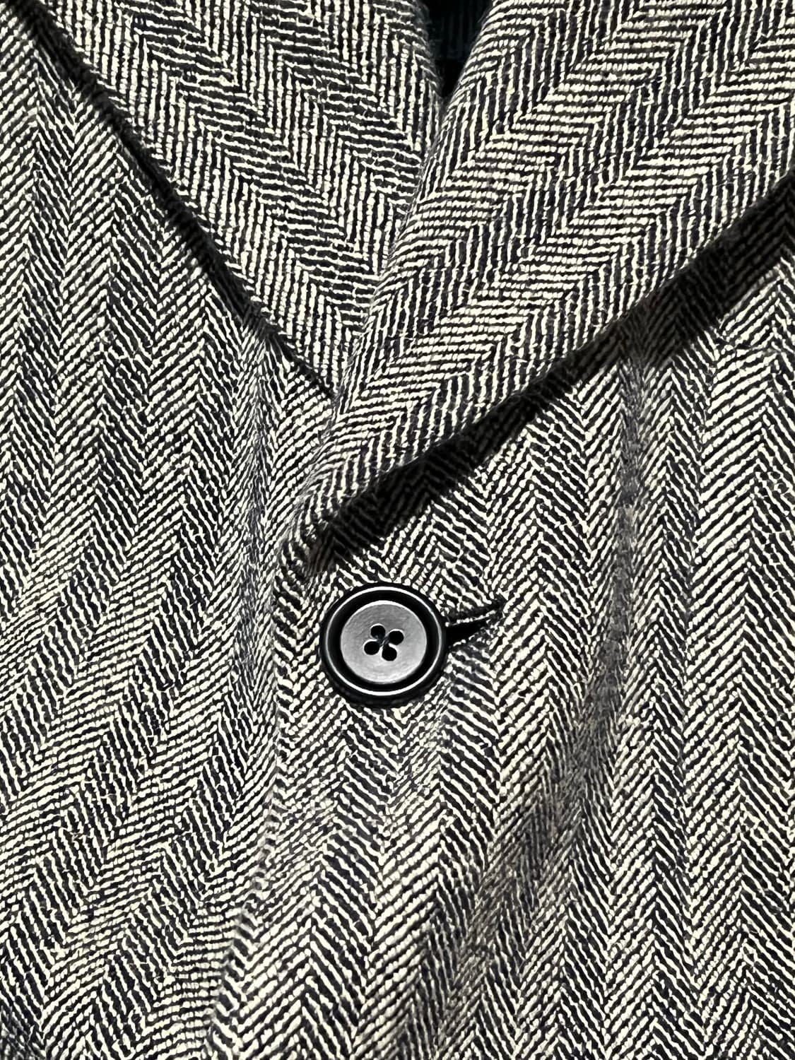 에르메네질도 제냐 소프트 3홀 해링본 블레이저 자켓 L 상품이미지3