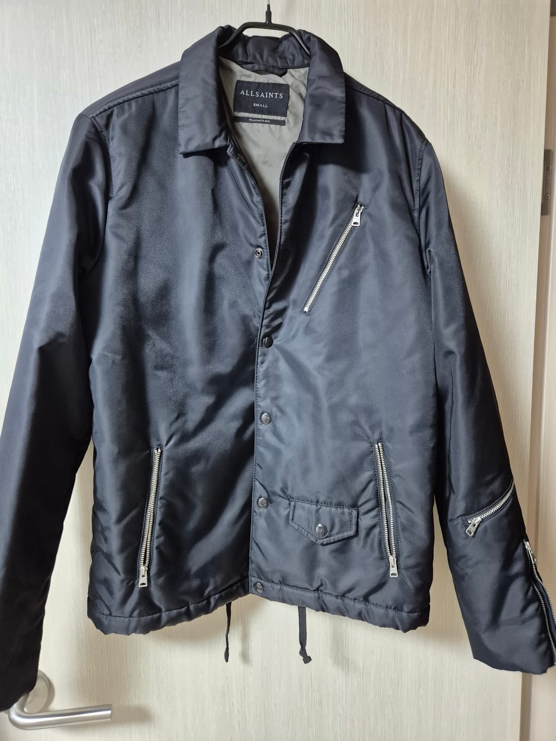 올세인츠 라이더 누빔자켓  봄버 자켓  경량패딩 남성 S 상품이미지1