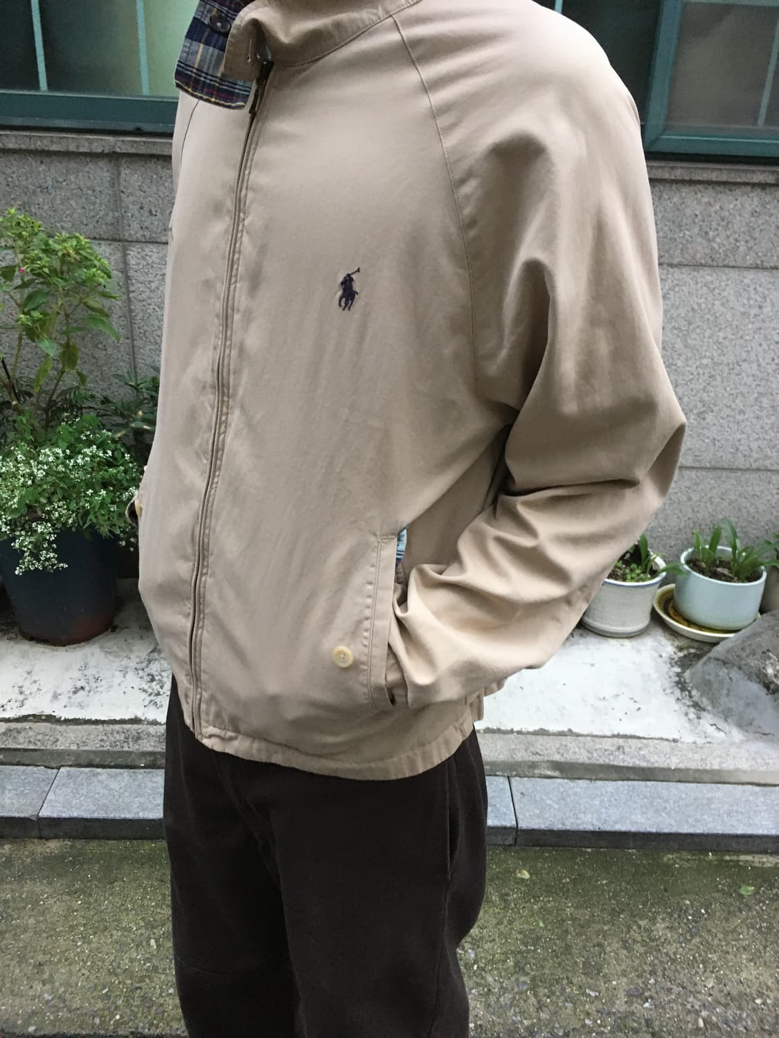 Polo reversible Harrington jacket 상품이미지4