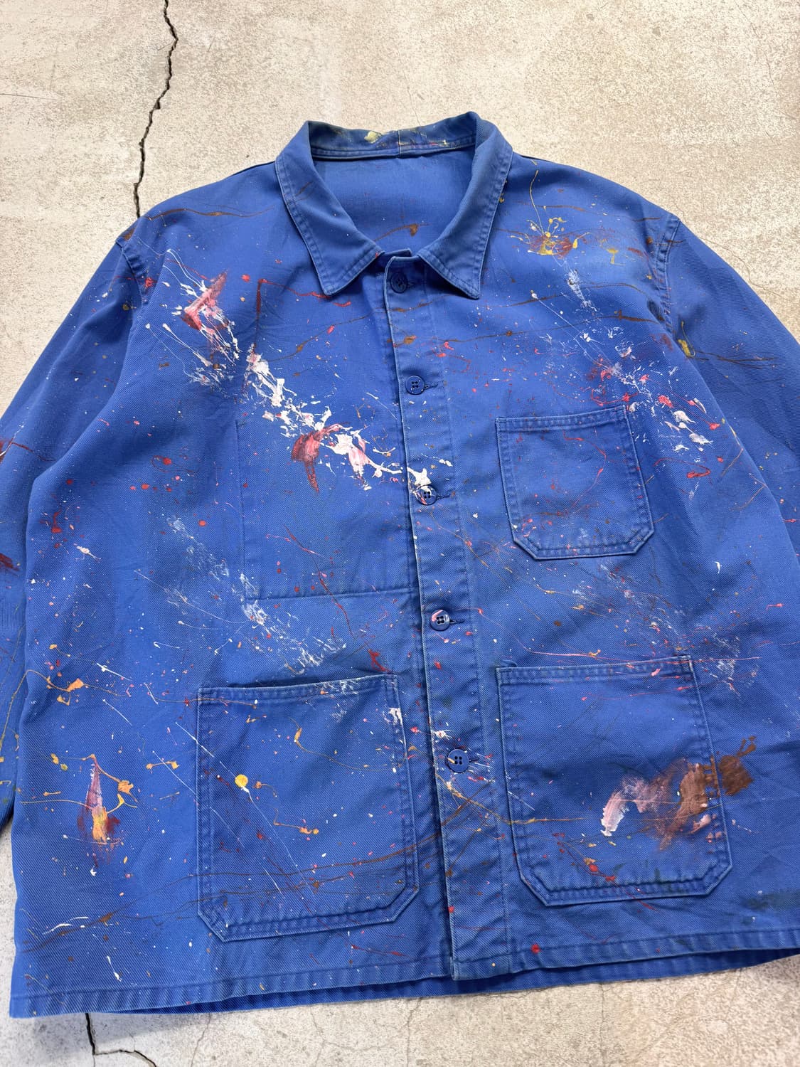 프렌치 워크 자켓 페인팅 커스텀 상품이미지2