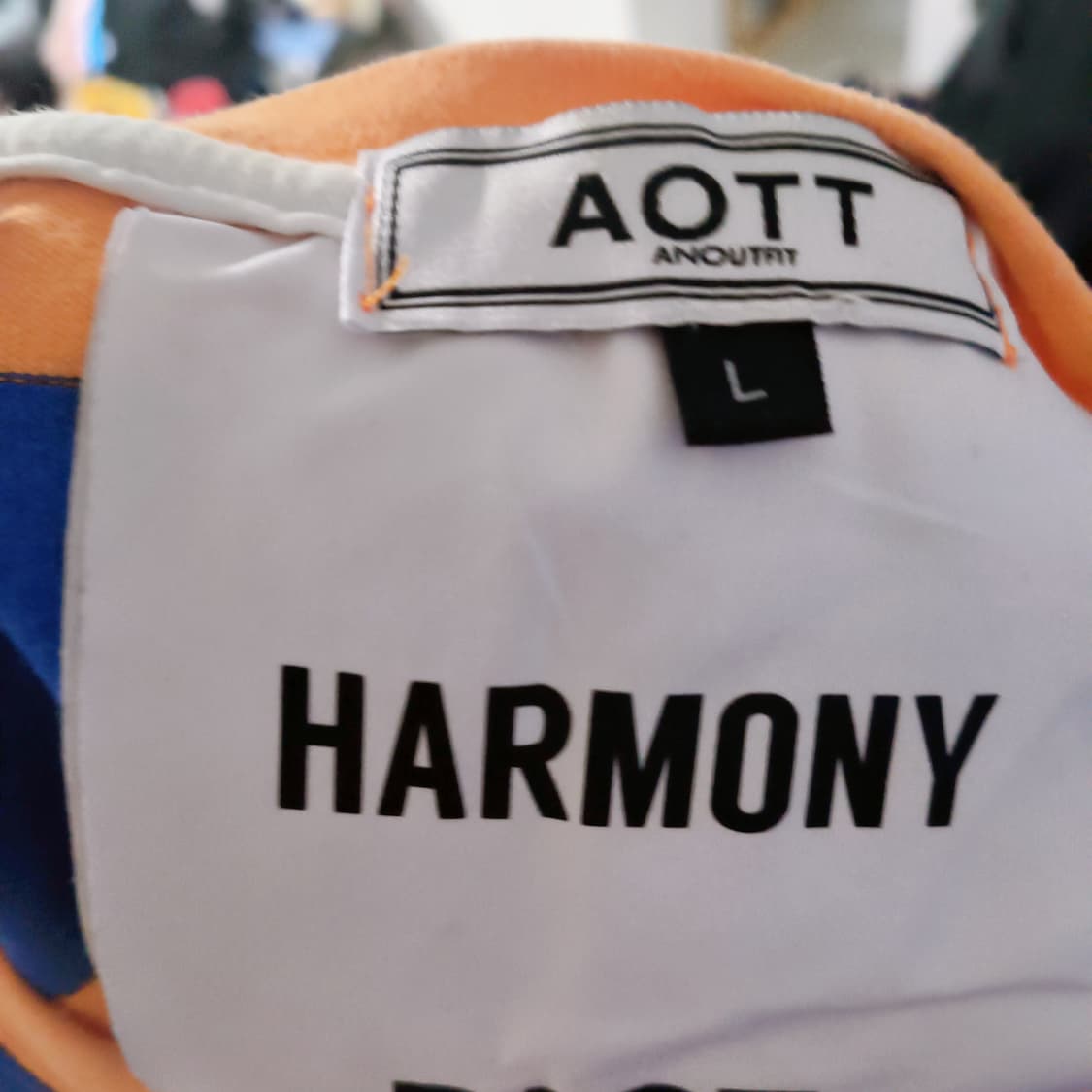 오렌지 스트라이프 티셔츠 상품이미지2