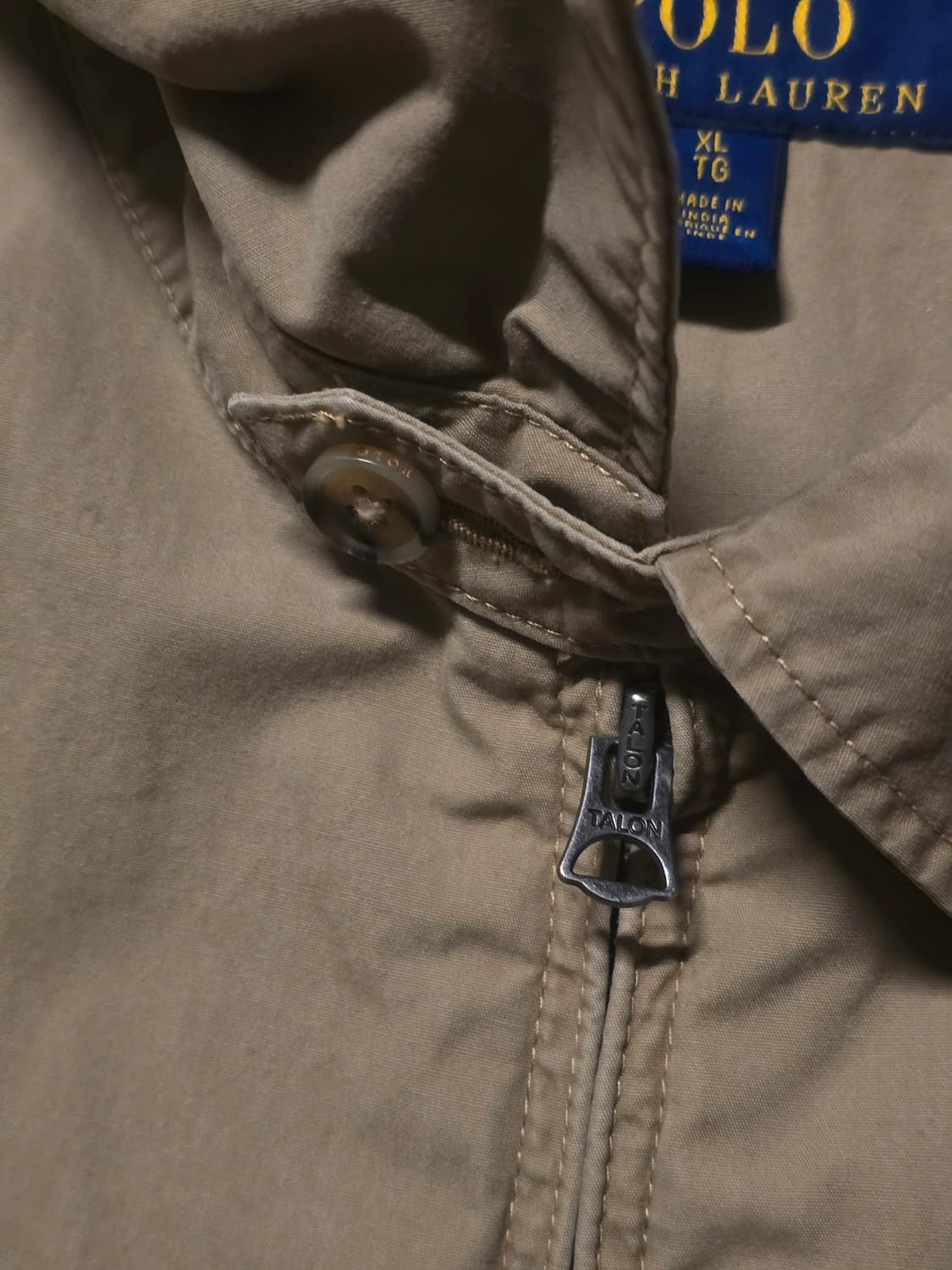 폴로랄프로렌 베이지 코튼 스윙톱 자켓 XL 상품이미지4