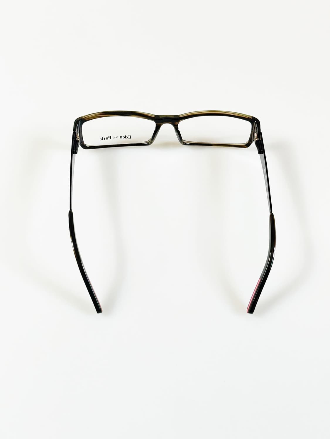 90s EDEN PARK 블랙톤 볼드 스퀘어 빈티지 안경 상품이미지5