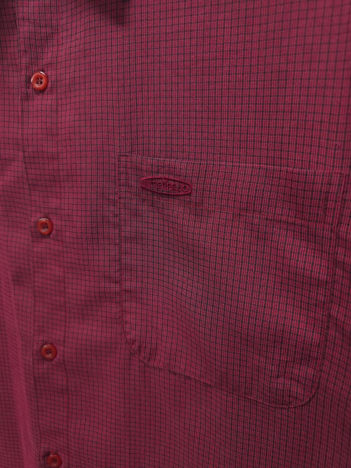 인터메조 레드 잔체크 셔츠 (남성 100) 상품이미지3