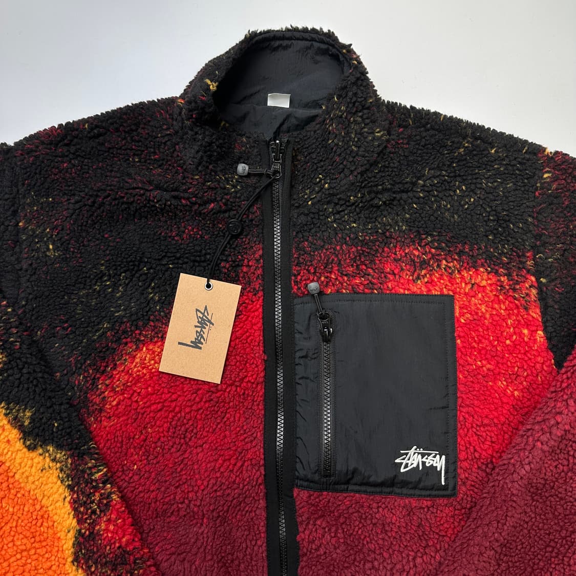 STUSSY 스투시 리버시블 쉐르파 플리스 자켓 상품이미지2