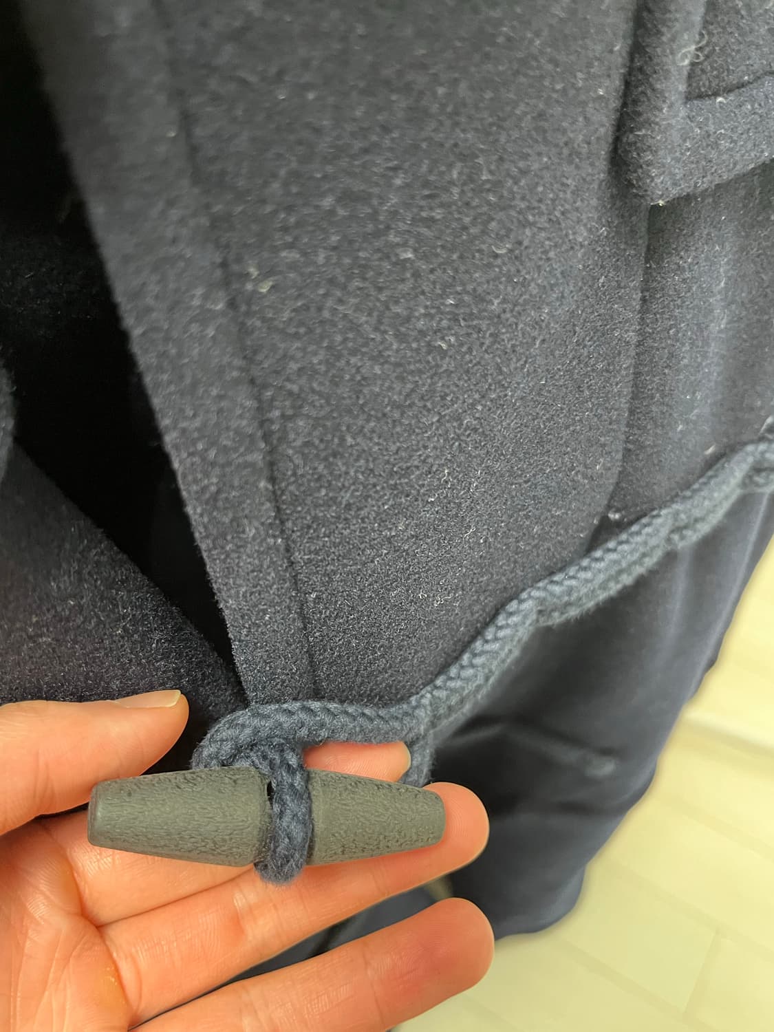 유니클로x질샌더 더플코트 네이비 XL 상품이미지5