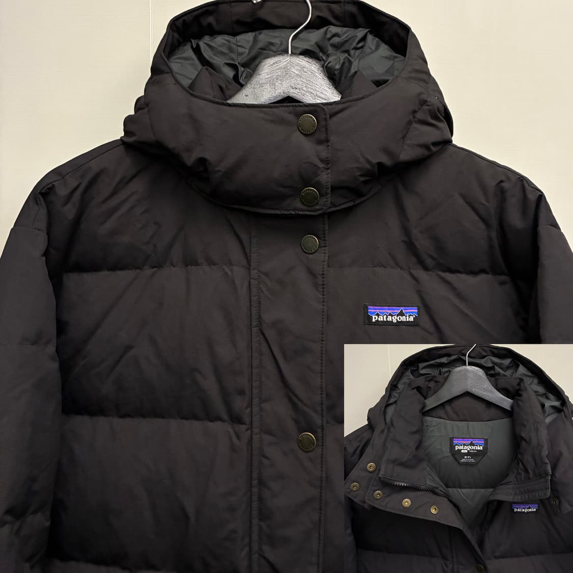 (M/97)파타고니아 우먼즈 다운리프트 파카 롱패딩 블랙 상품이미지2