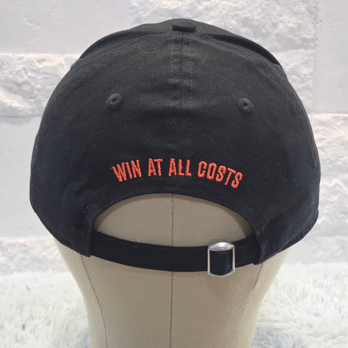 L8-6:WAACx뉴에라 9FORTY 골프캡 블랙 오렌지(약 56-59 상품이미지5