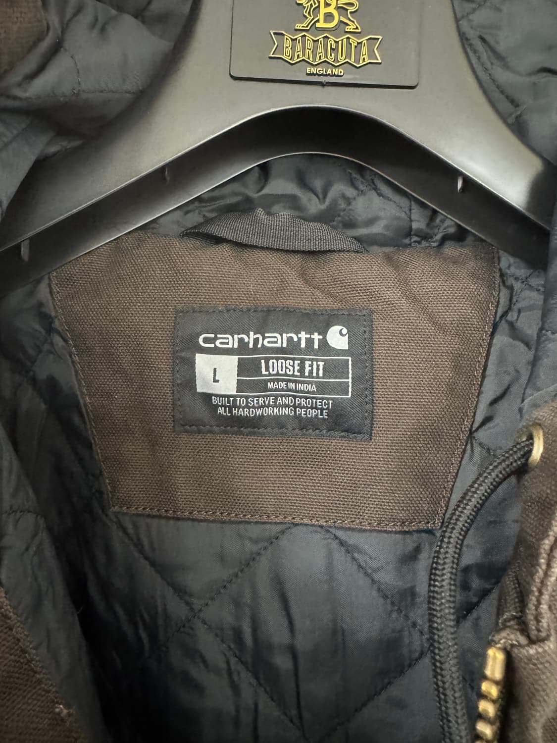칼하트 액티브 자켓 j130 다크브라운 L사아즈 상품이미지3