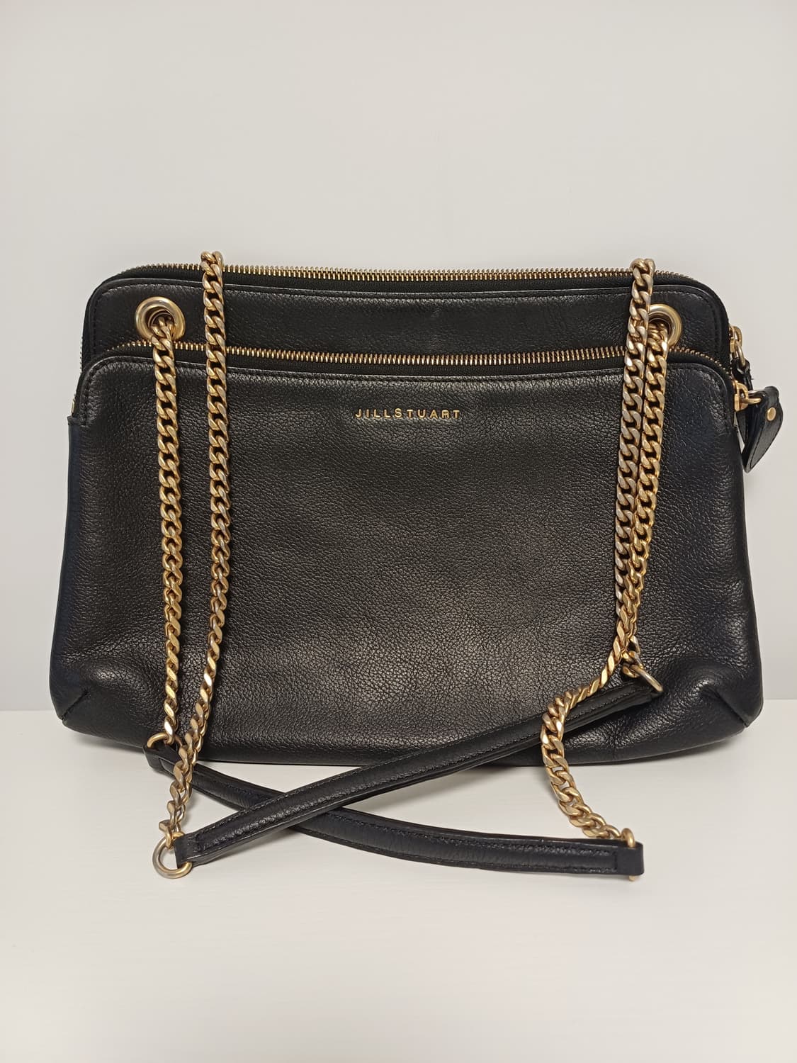 [소가죽] 질스튜어트 로젤라 트리플 지퍼 체인 숄더백 [35*20] 상품이미지1