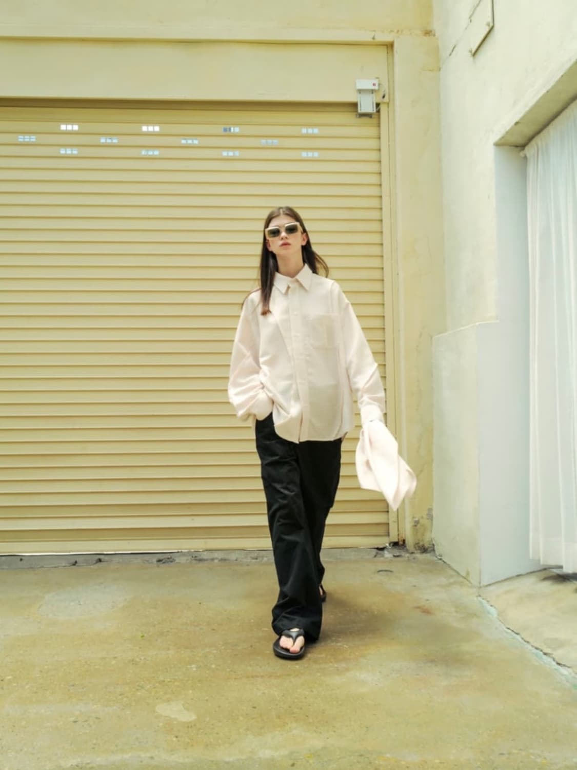 Yiyae 웨이브라인 셔츠 그레이 상품이미지3