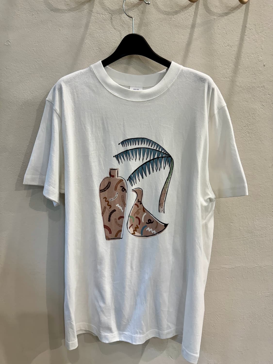 japan vintage 모던 프린트 TS 상품이미지1