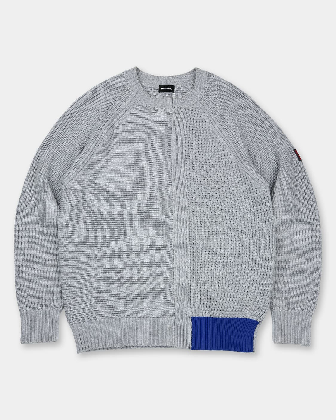 Diesel Asymmetric Waffle Knit Sweater 상품이미지1