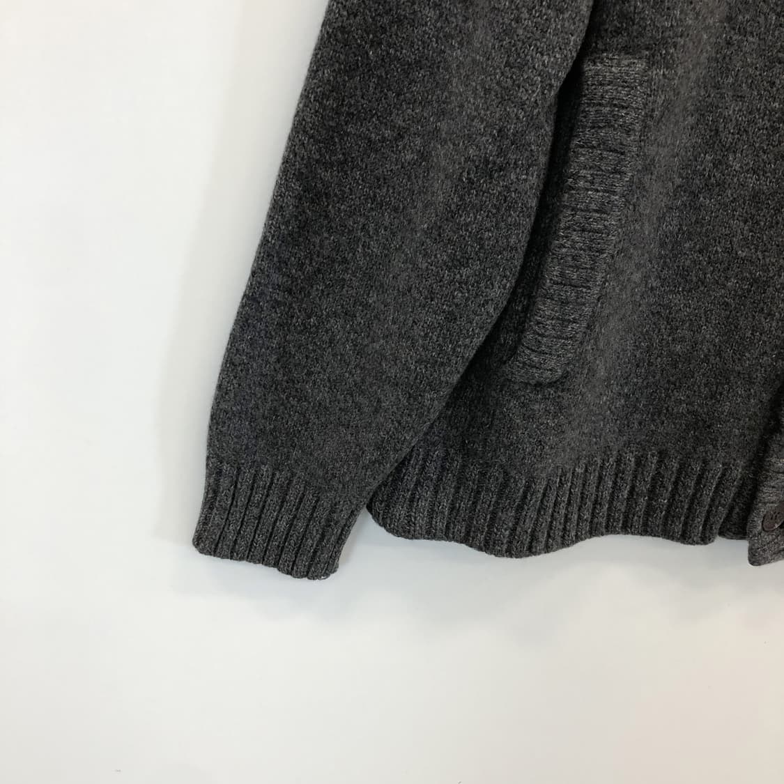 라코스테 울 100% 패치로고 니트가디건 100 상품이미지3