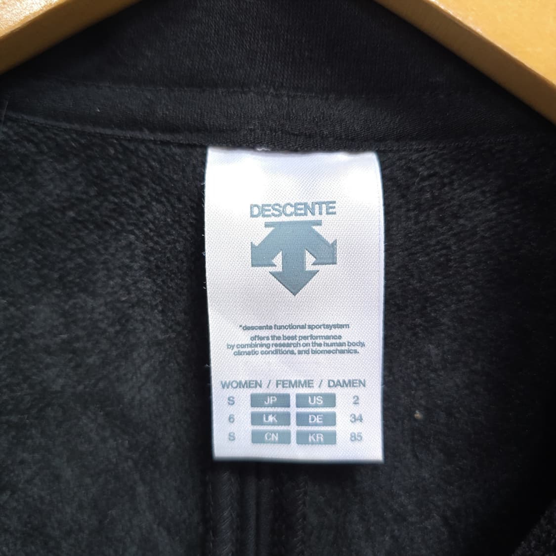 데상트 여성 기모플리스 집업 스키 미들레이어 85 상품이미지6