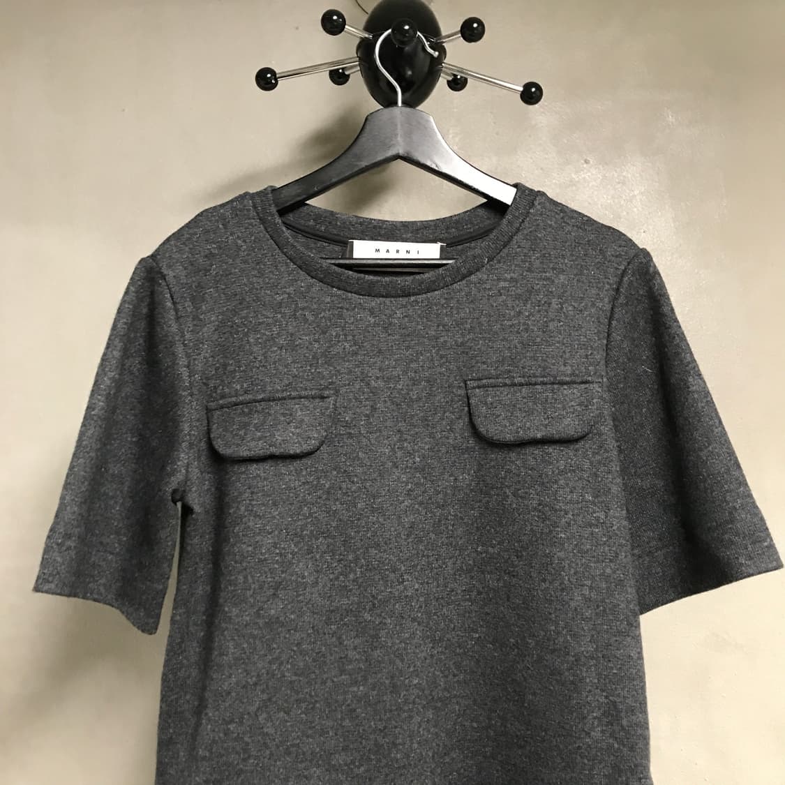 마르니 그레이 반팔 블라우스 42(W) 상품이미지2
