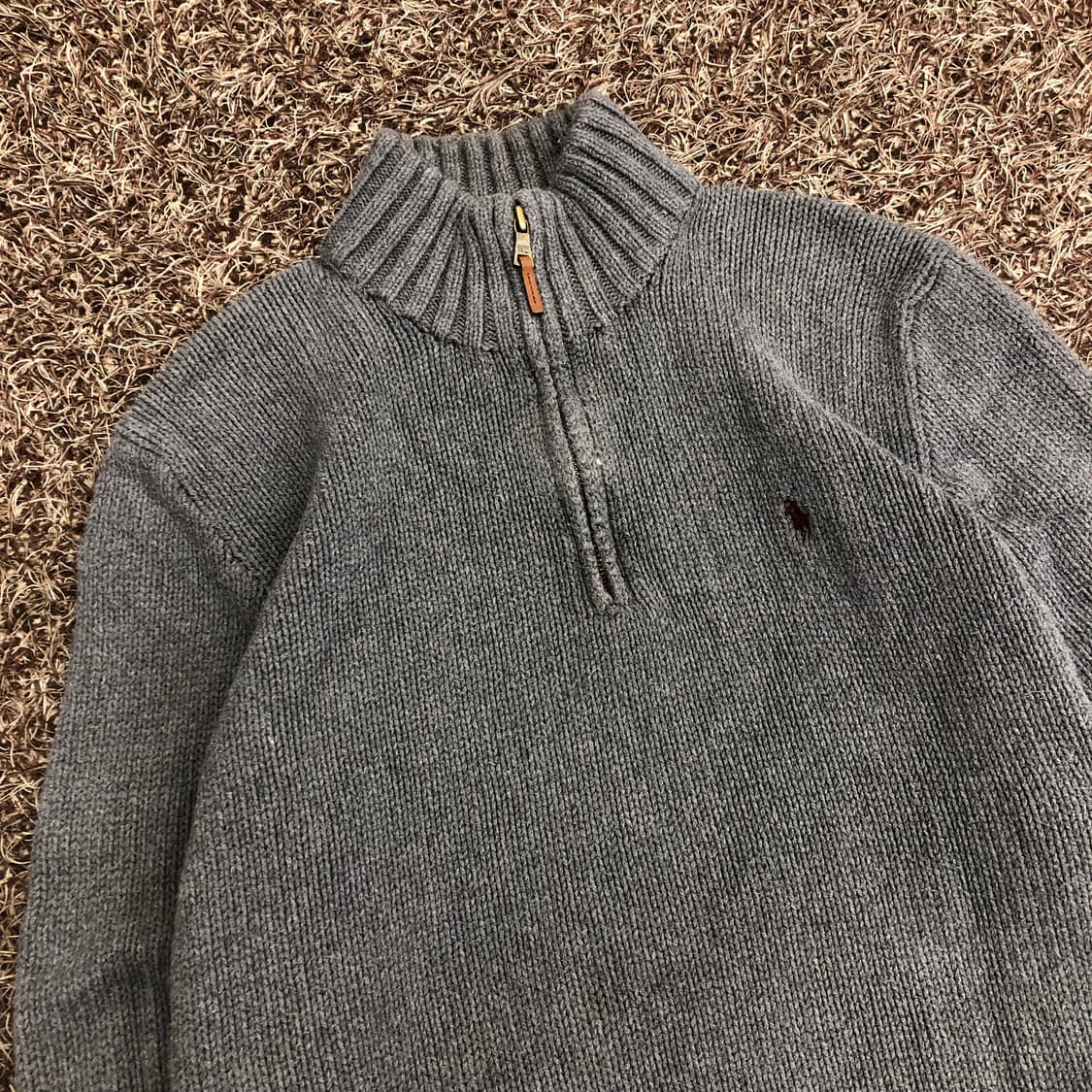 폴로 랄프로렌 하프집업 코튼 니트 상품이미지3