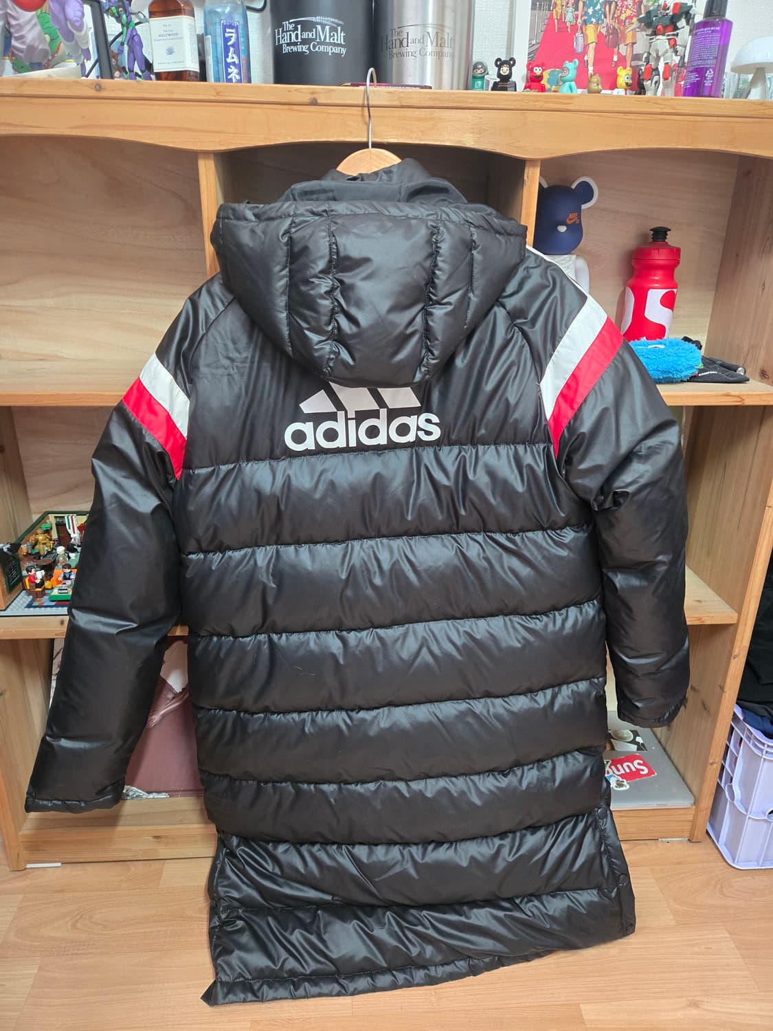 아디다스 풋볼벤치 롱패딩 105 상품이미지7