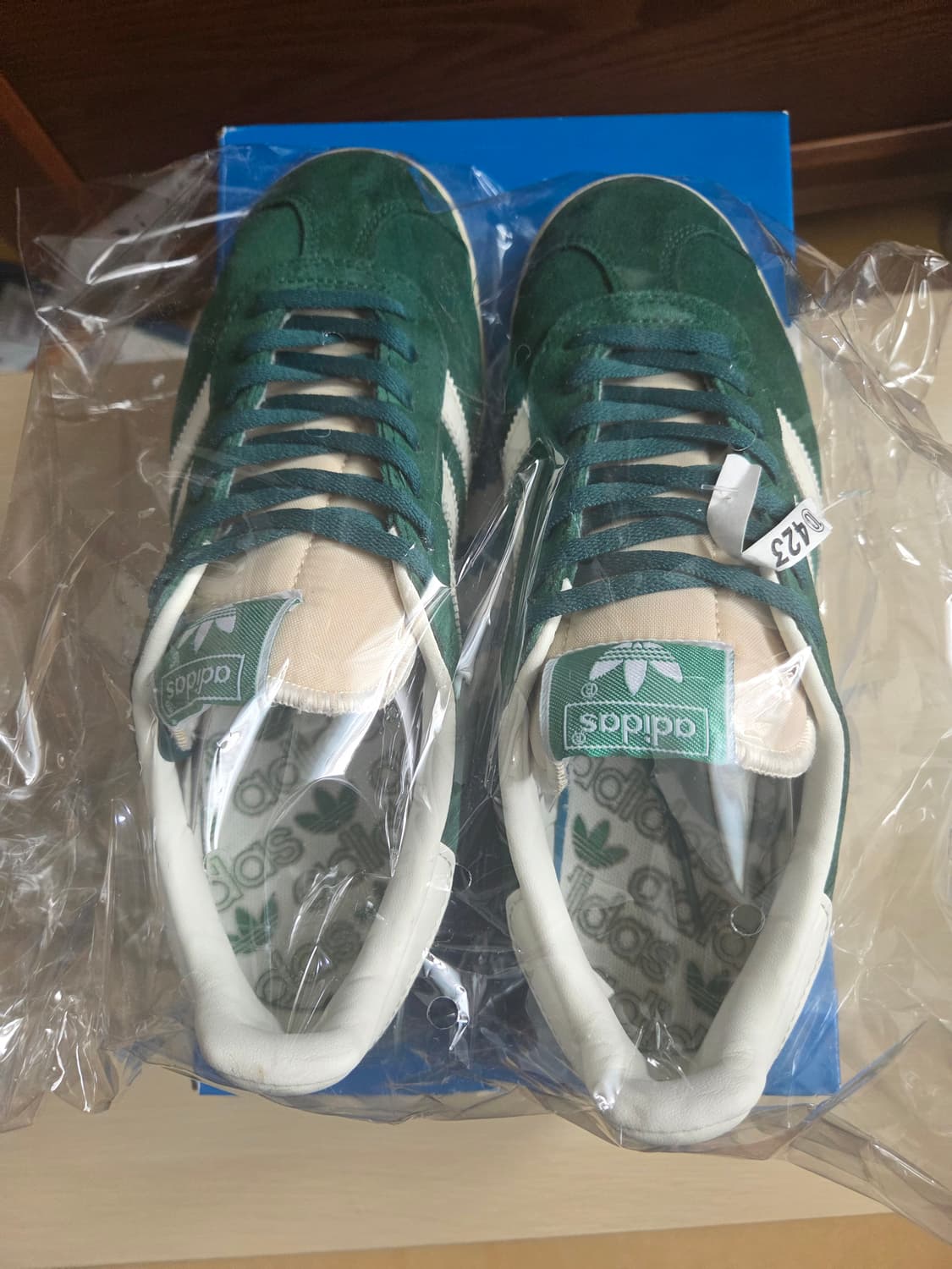 아디다스.스웨이드 가젤 그린 상품이미지4