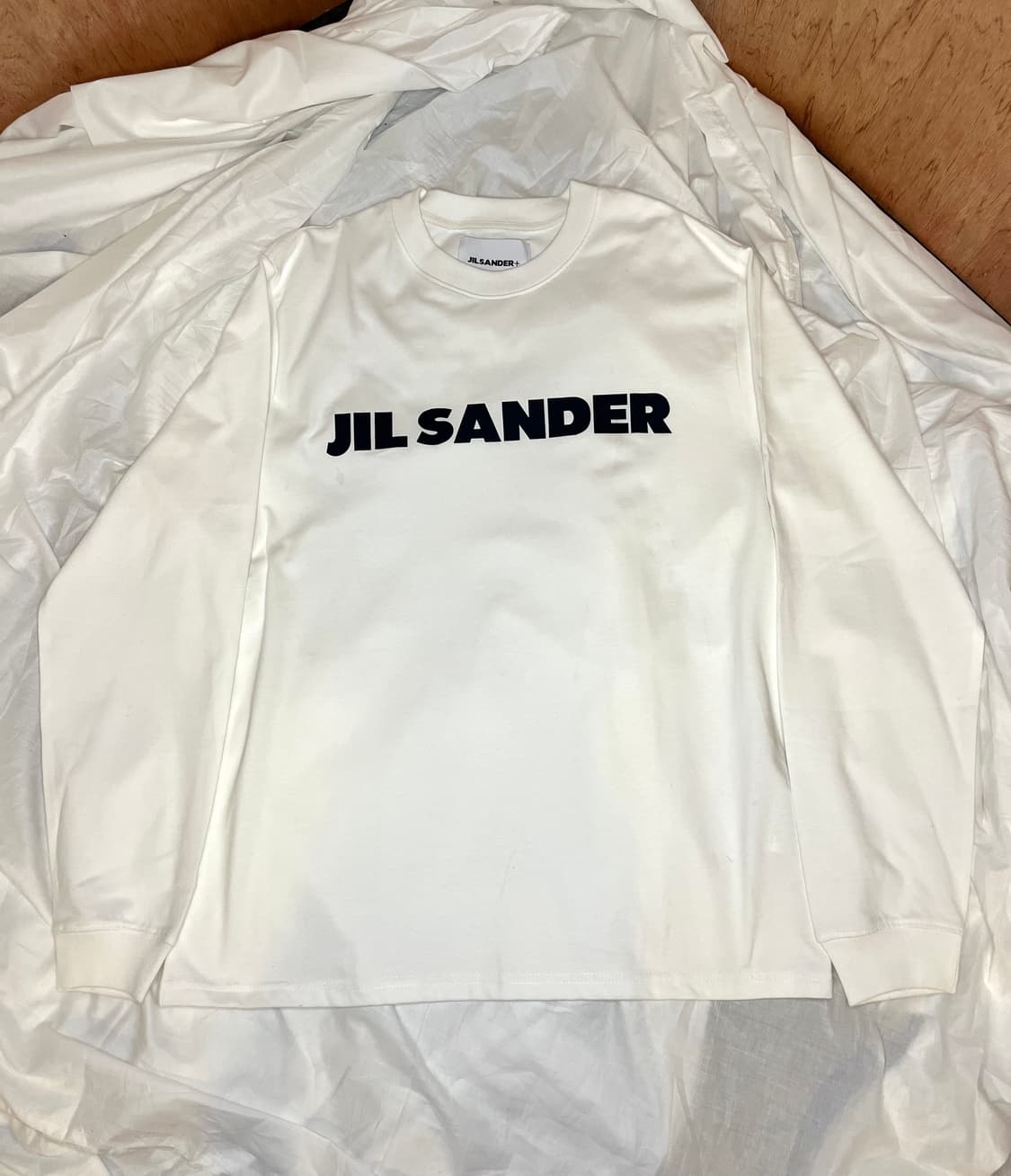 질샌더 로고 롱슬리브 티셔츠 상품이미지1