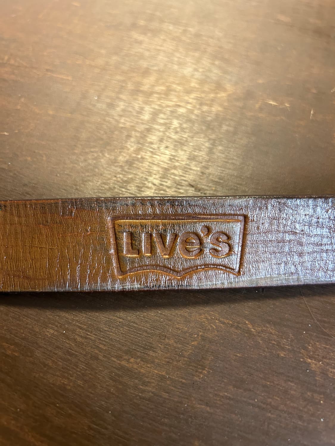 빈티지 리바이스501 레더벨트 상품이미지3