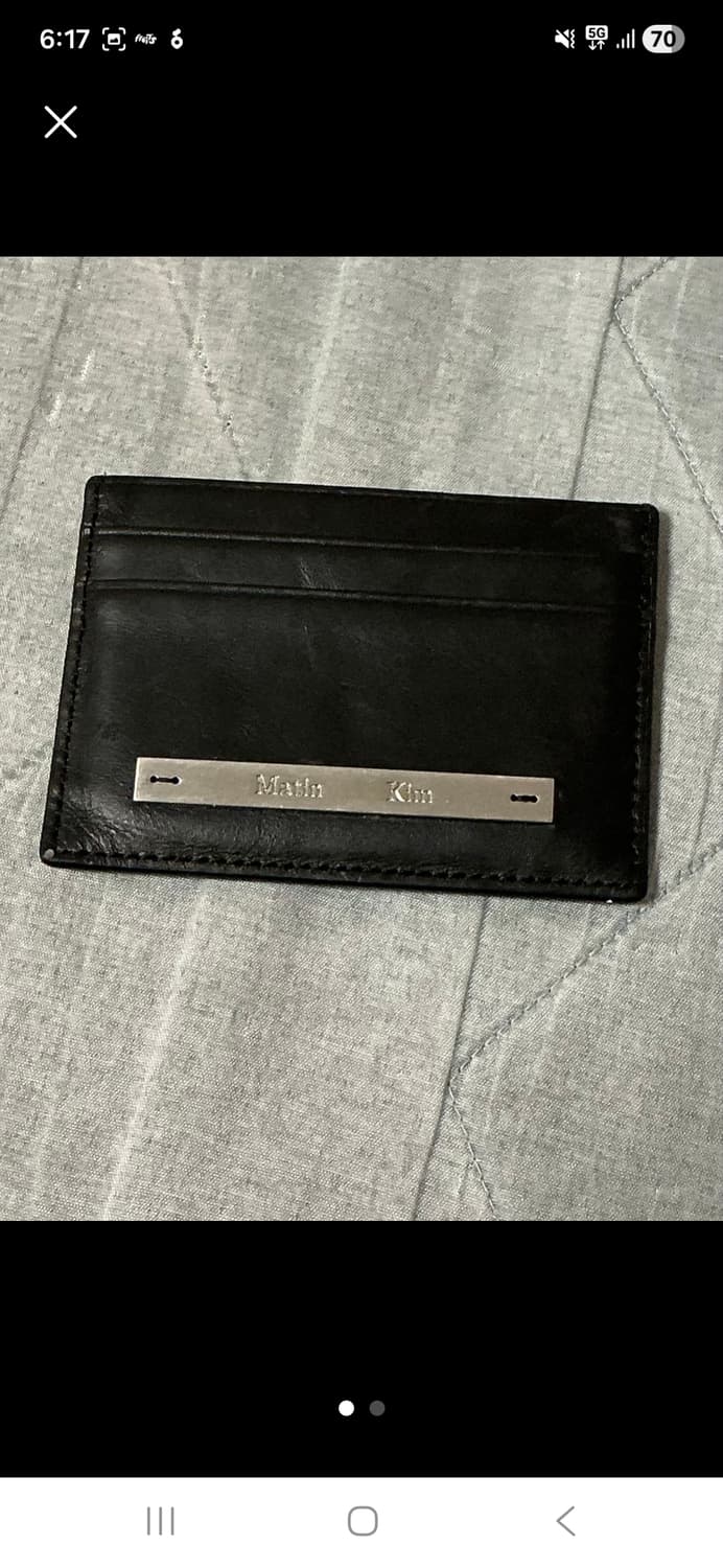 (마지막특가) 마뗑킴 카드지갑 블랙 상품이미지1