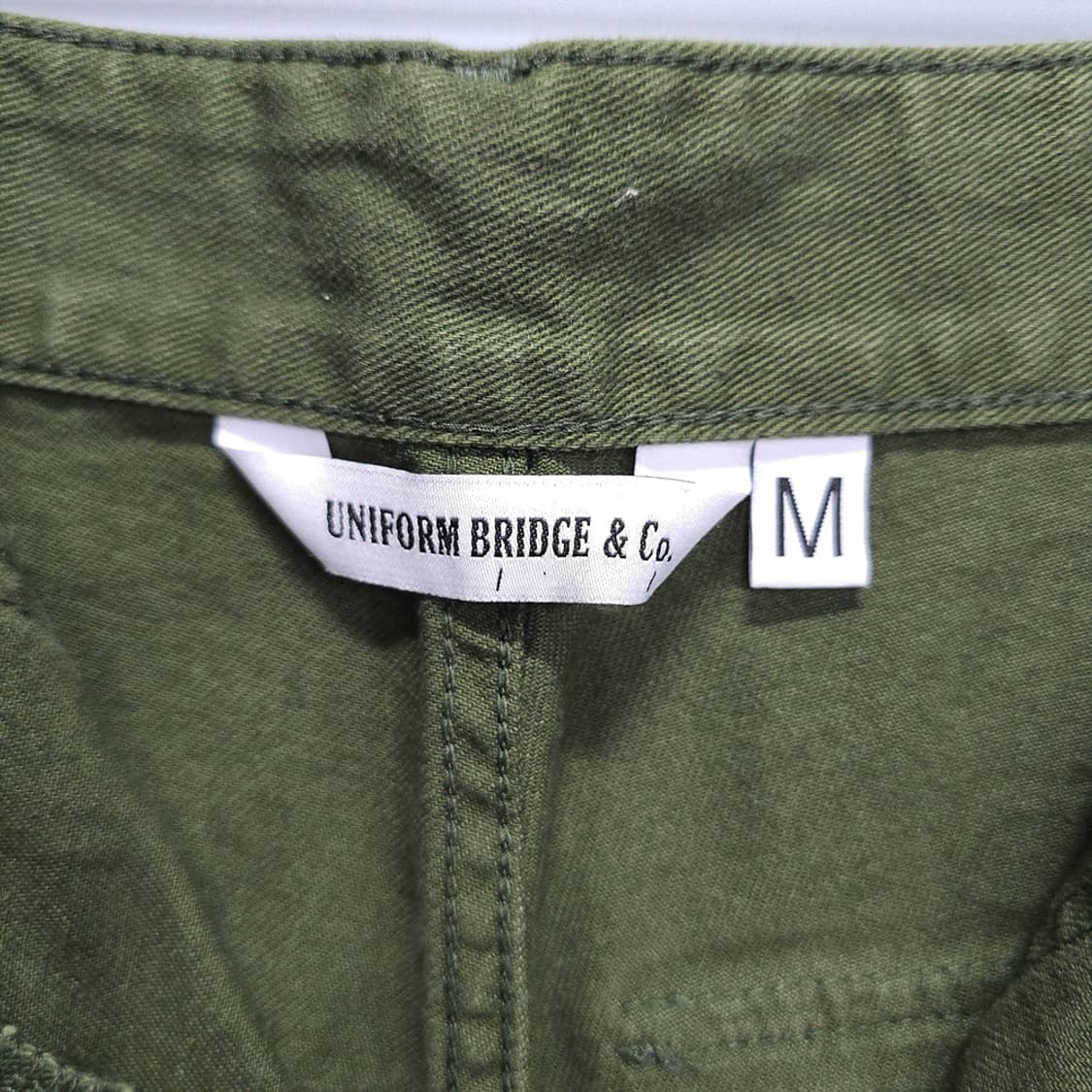 유니폼브릿지(UNIFORM BRIDGE) 퍼티그 팬츠 카키 M 상품이미지5