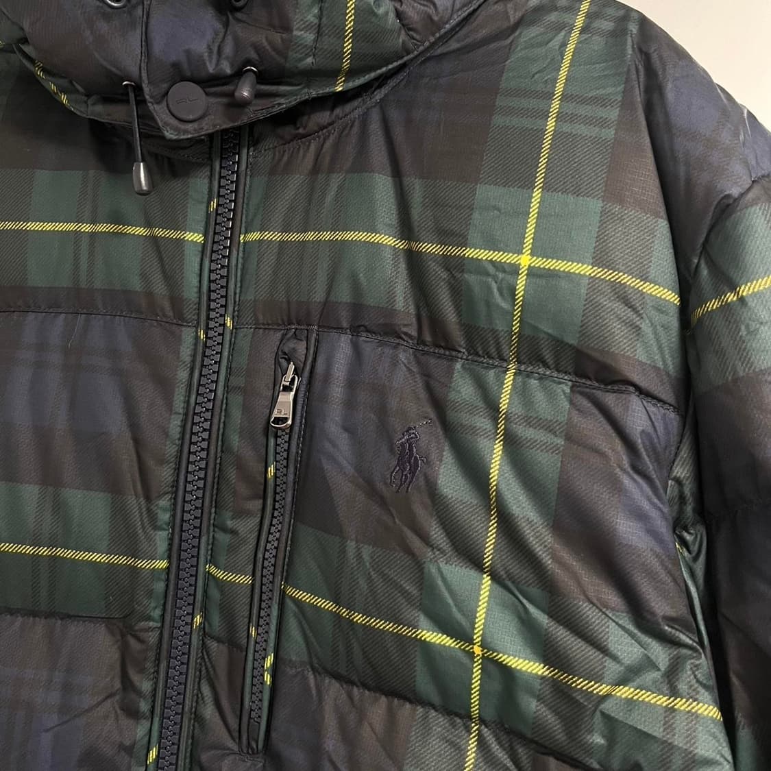 20s 폴로 랄프로렌 타탄 체크 다운 패딩 자켓 상품이미지3