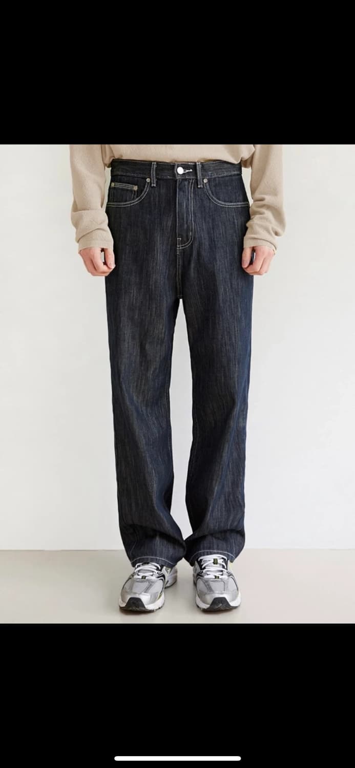 인템포무드 로프 와이드 데님 (L) 상품이미지2