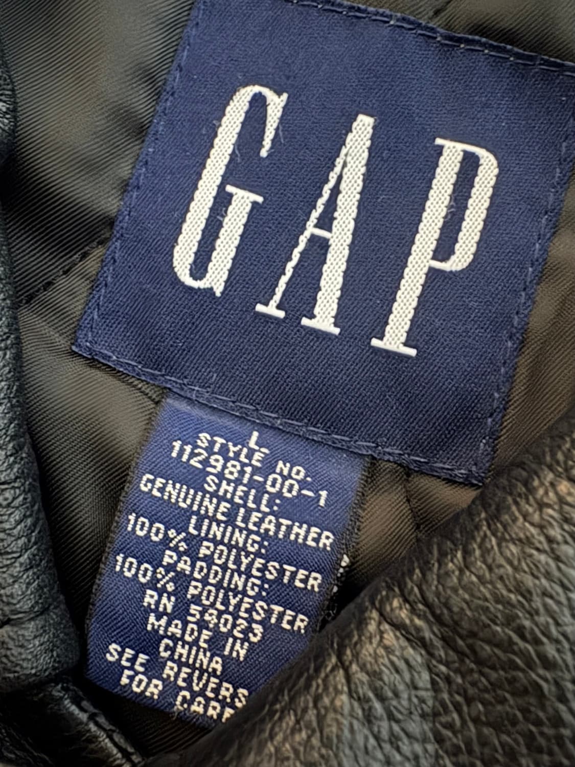 올드갭 레더 카코트 old gap L 상품이미지2