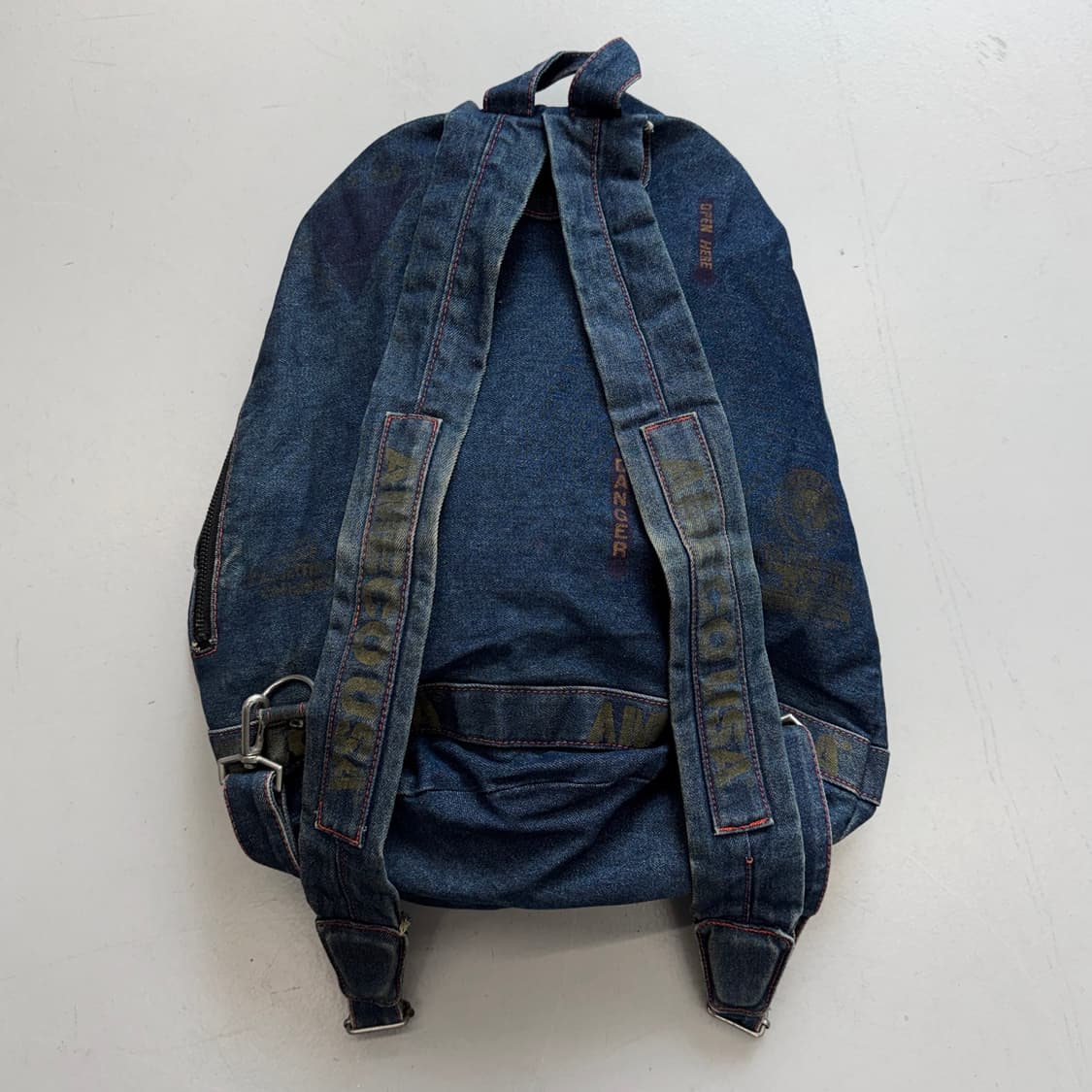 아메코 USA 데님 복조리 백팩 상품이미지3