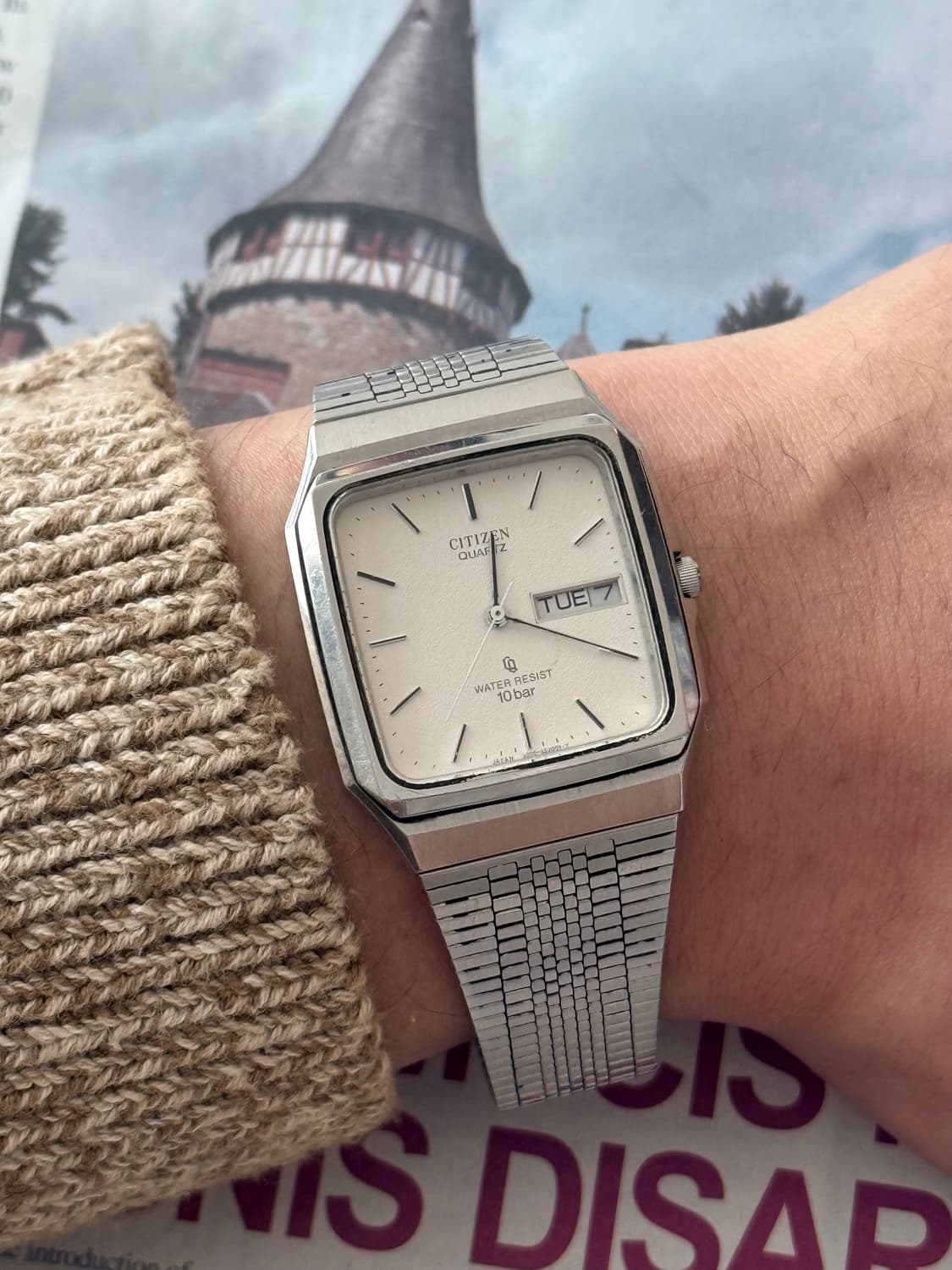 Citizen 시티즌 스퀘어 쿼츠 데이-데이트 상품이미지6