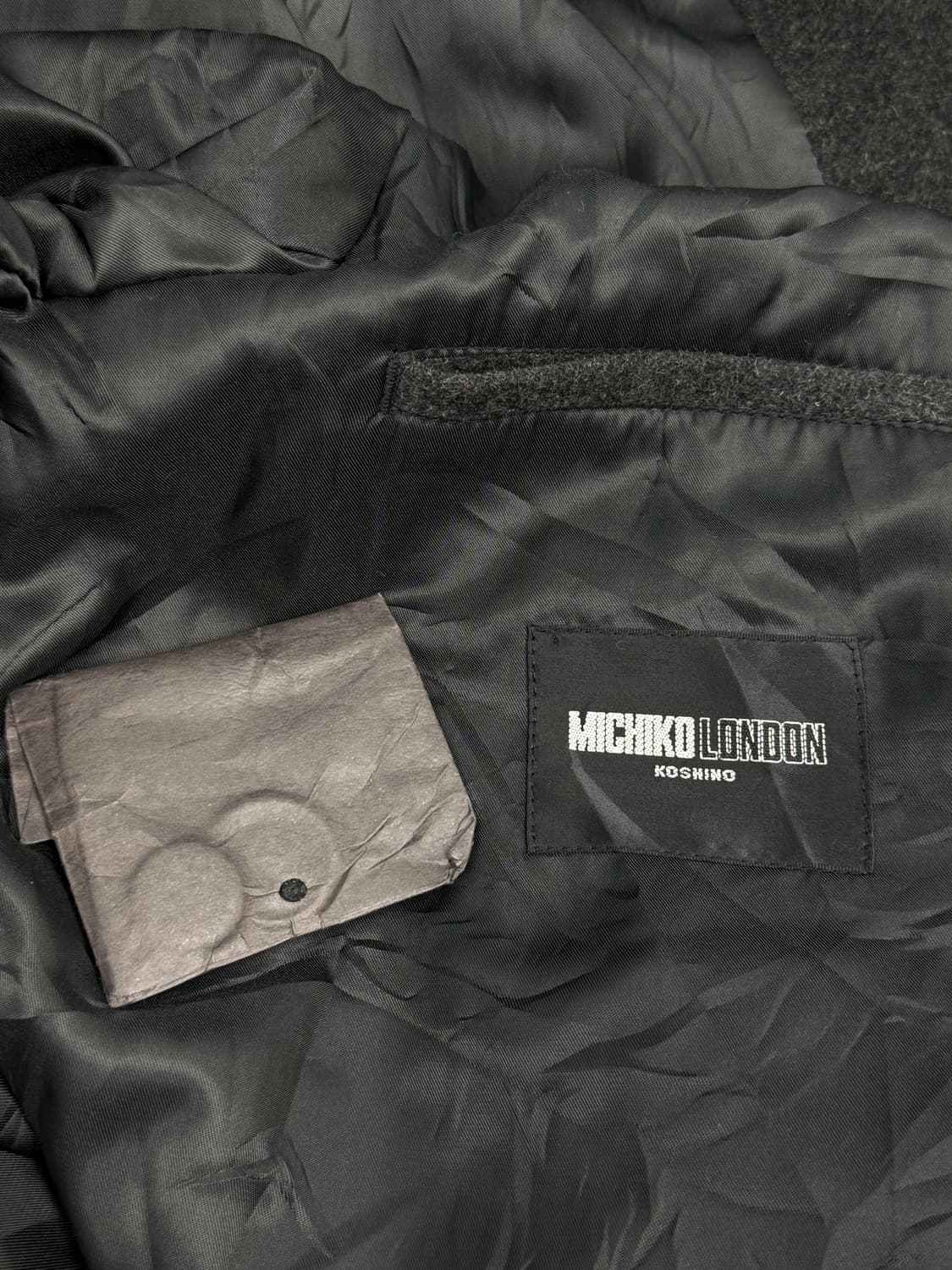 미치코런던 앙고라울 코트 상품이미지5