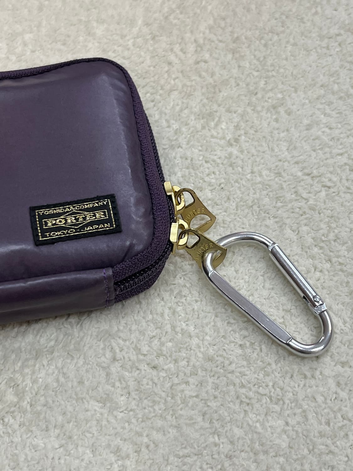 포터 도트 지갑 퍼플 상품이미지9